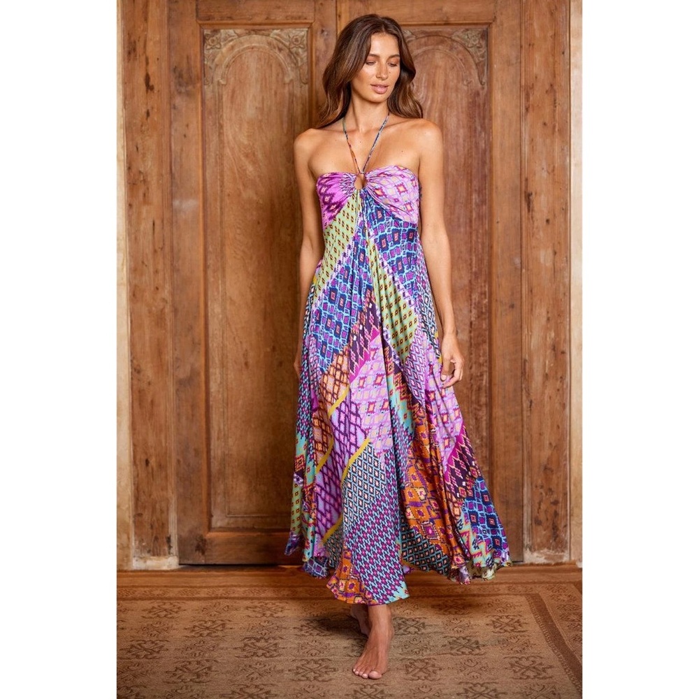 Tigerlily Utopia Trinity Maxi Dress - Utopia Patchwork - Utopia Patchwork / S